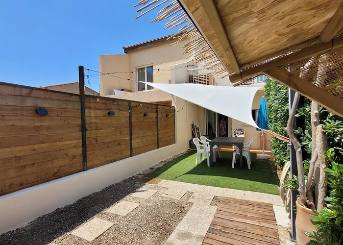 Casa de Férias Duplex 45m2 Avec Jardin à 150m De La Valras-Plage
